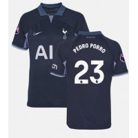 Camisa de Futebol Tottenham Hotspur Pedro Porro #23 Equipamento Secundário 2023-24 Manga Curta